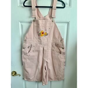 Vintage The Disney Store Winnie the Pooh jort overalls size XXL - 90s